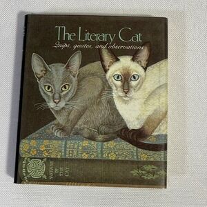 Literary Cat by Miniature Book Collection‎ Staff (1990, Hardcover)